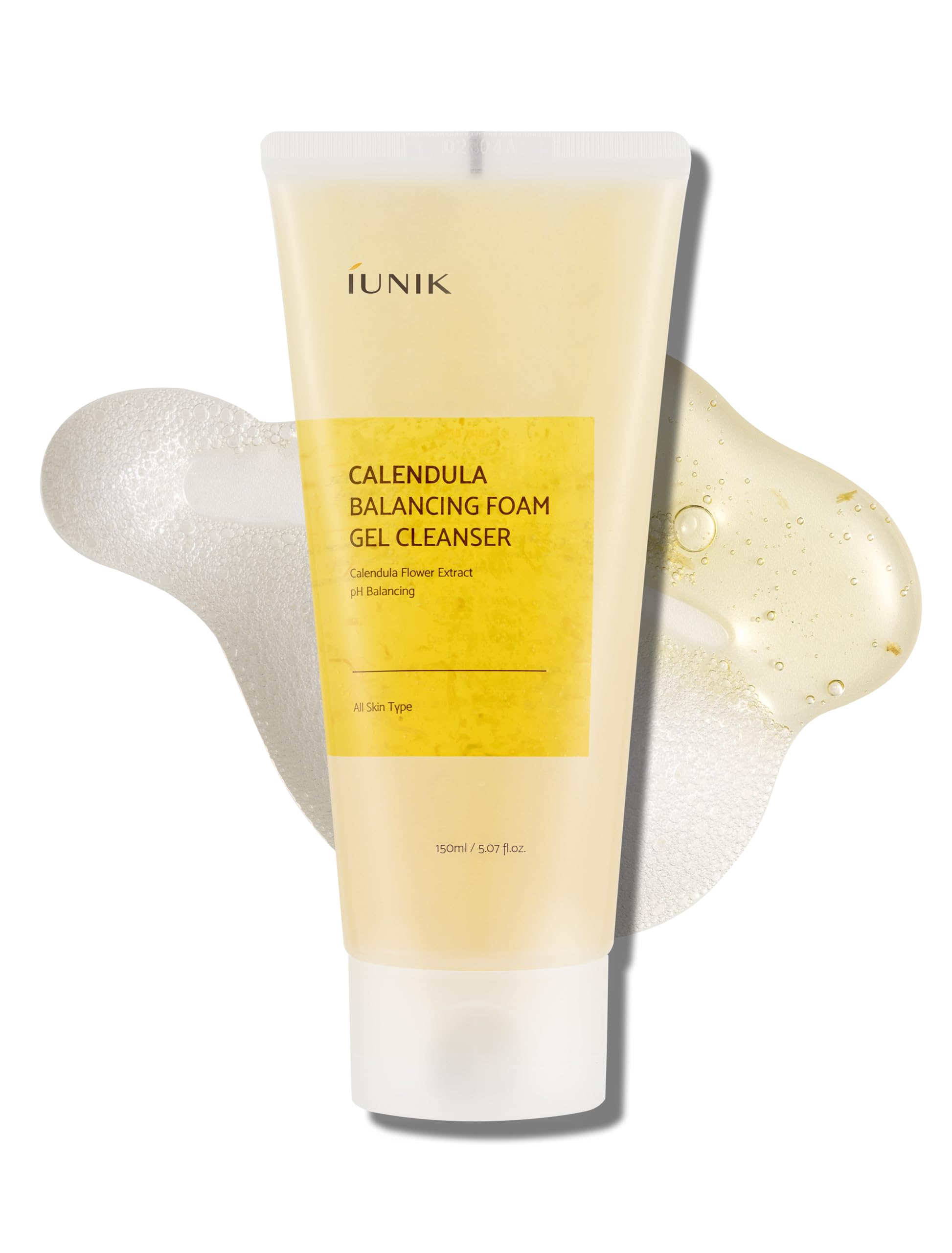 iUNIK Calendula Balancing Reinigungsgel – Ringelblumenextrakt, 150 ml