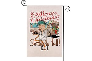 Merry Christmas Garden Flag: Festive Holiday Lawn Decor