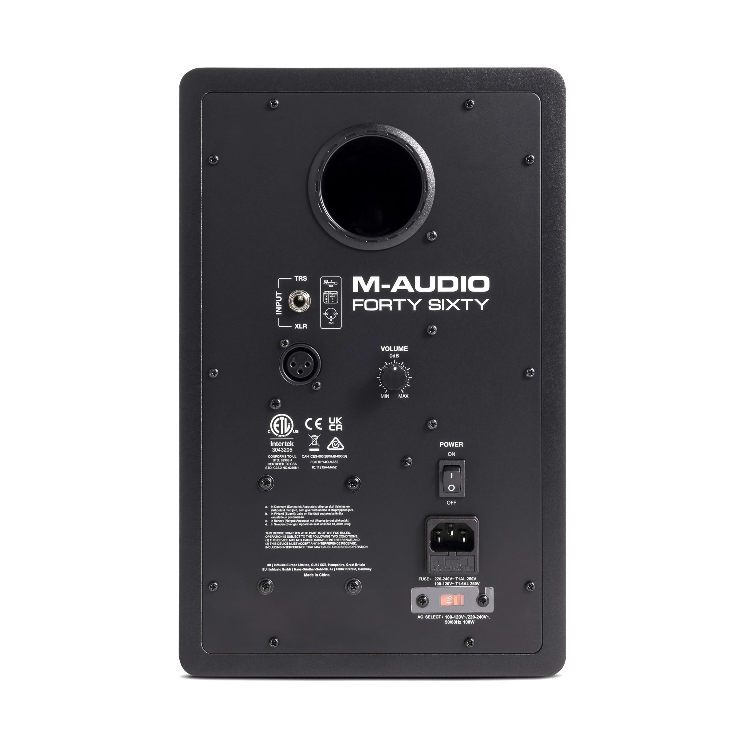 M-Audio Forty Sixty 6.5 Zoll Studio Monitor Lautsprecher für Produktion und Mixing mit Präzisions-DSP Frequenzweiche, EQ, Steuerungs-App und Bluetooth