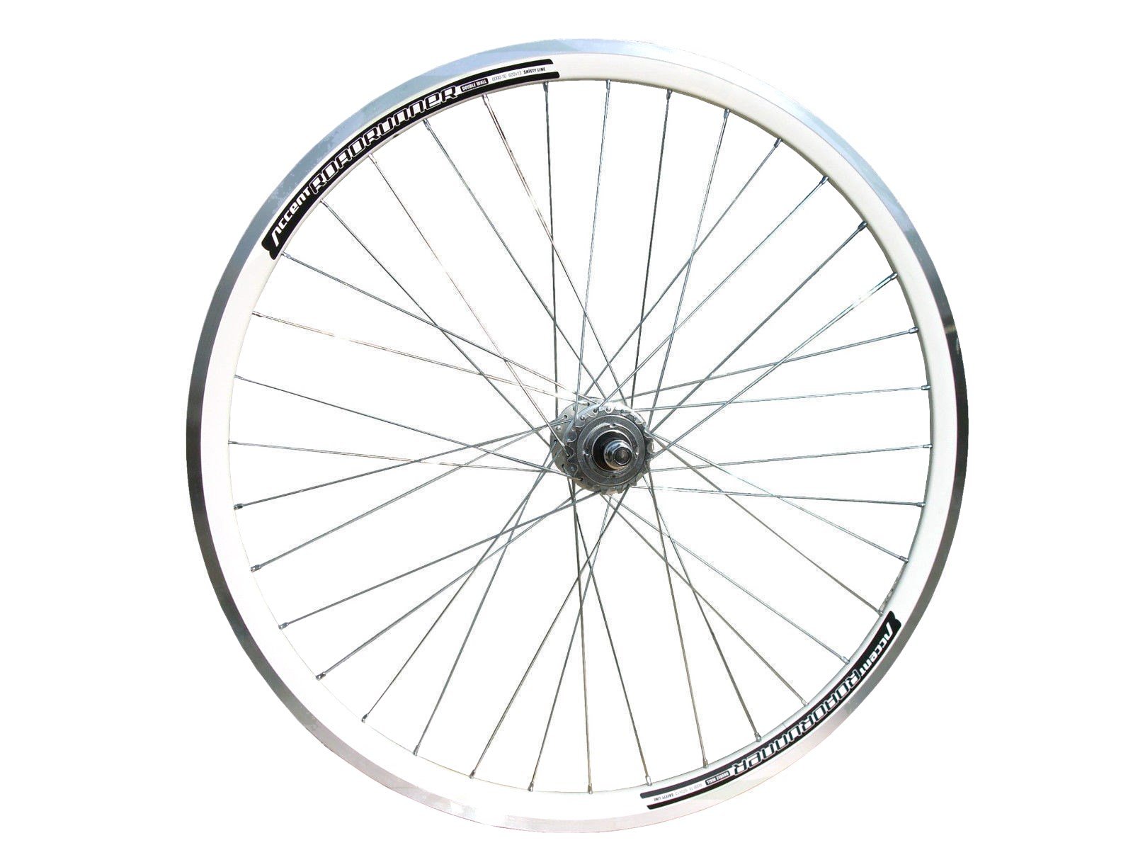 Accent Fixed Gear Wheel, Front or Rear, Roadrunner Rims, Joytech Hubs Fixie City