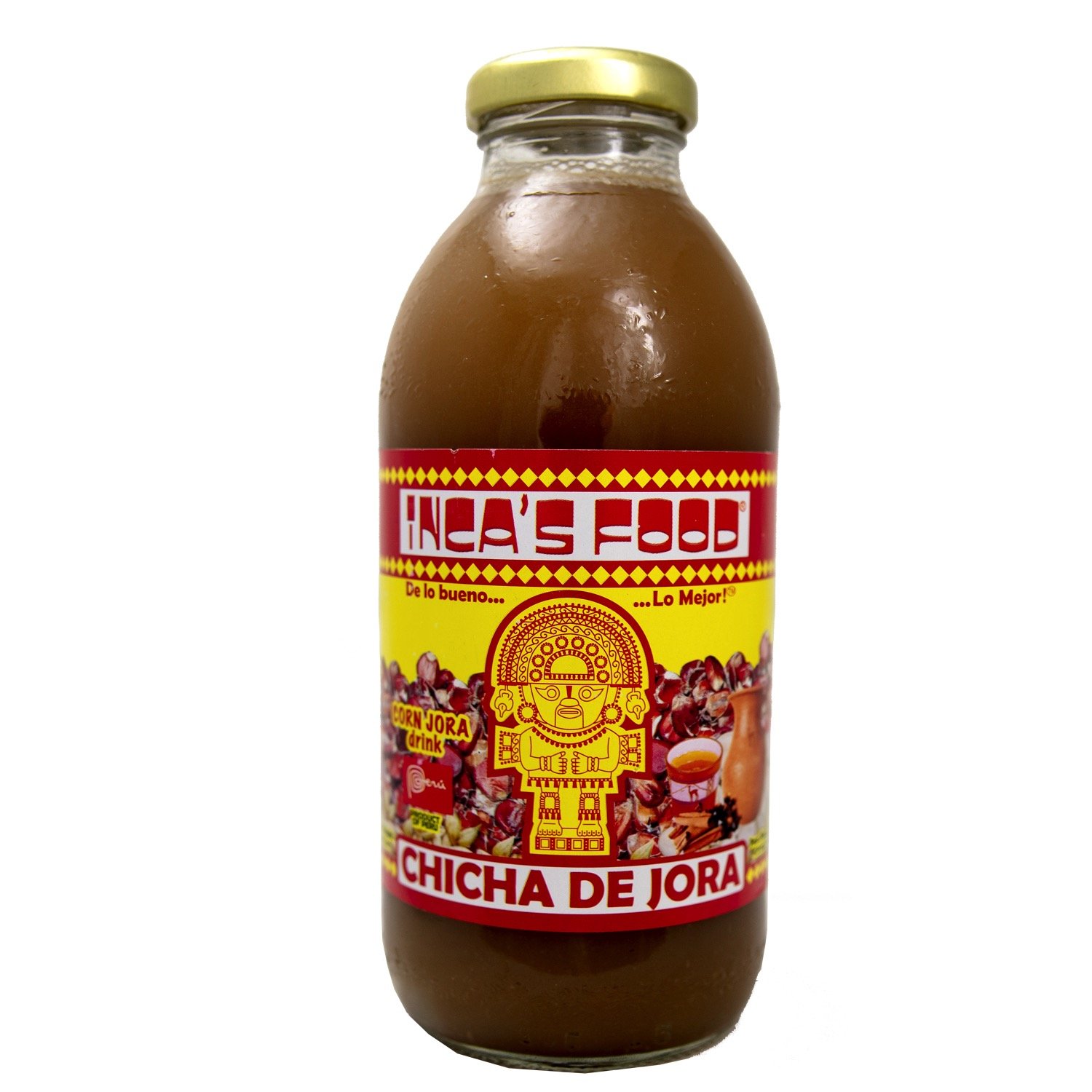 Amazon Com Inca S Food Chicha De Jora Para Beber Drinking Corn Jora Cider 16 Oz Grocery Gourmet Food