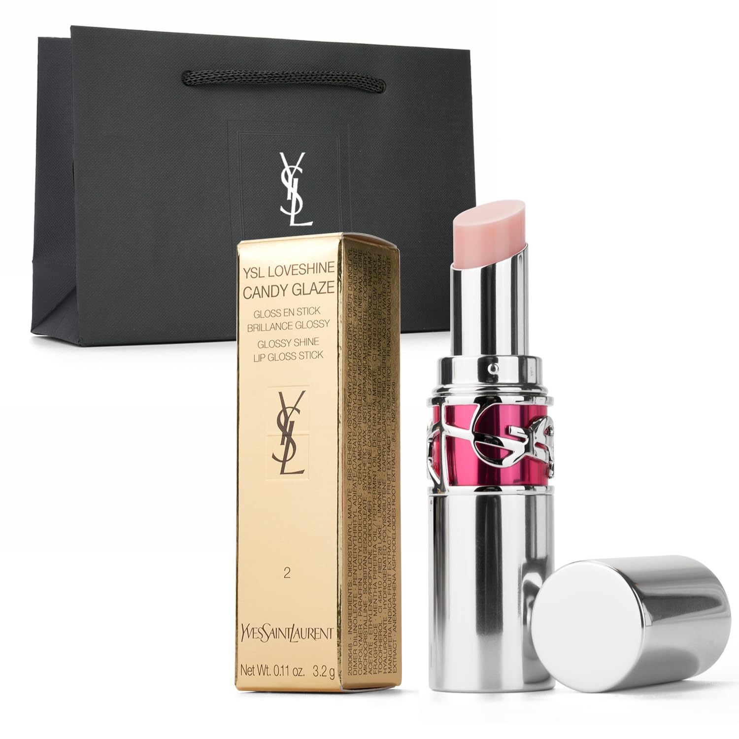 YSL グロッシーステイン キャンディグレーズ 2本セット リップ（口紅 