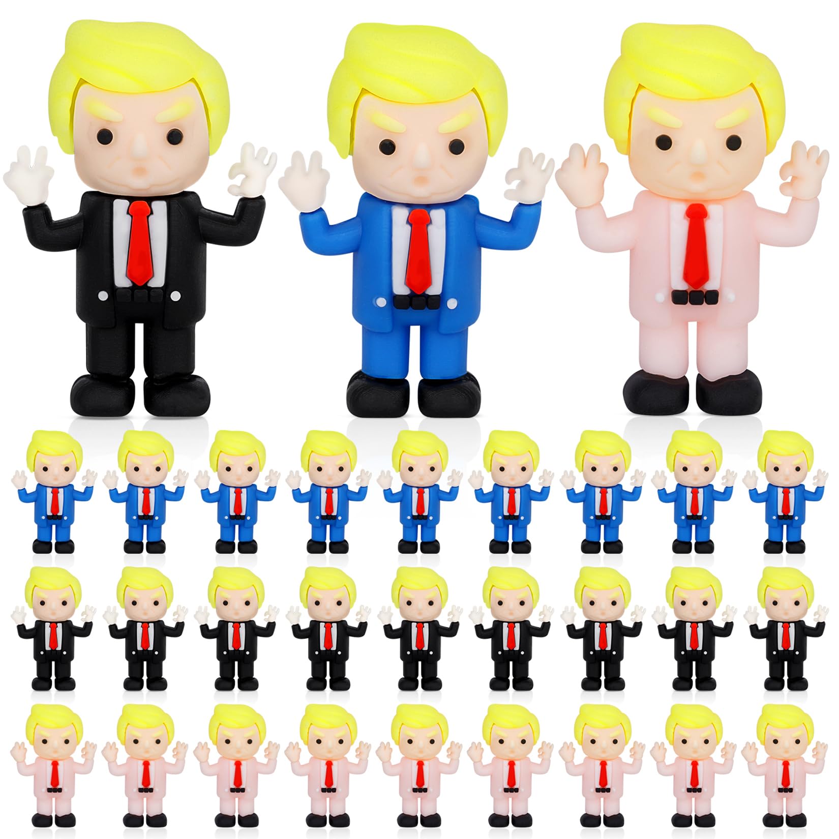 LMTGLDT 30 Pcs Mini Figurines in Bulk,2026 Mini Little People Toys Figure | 2026 Novelty…