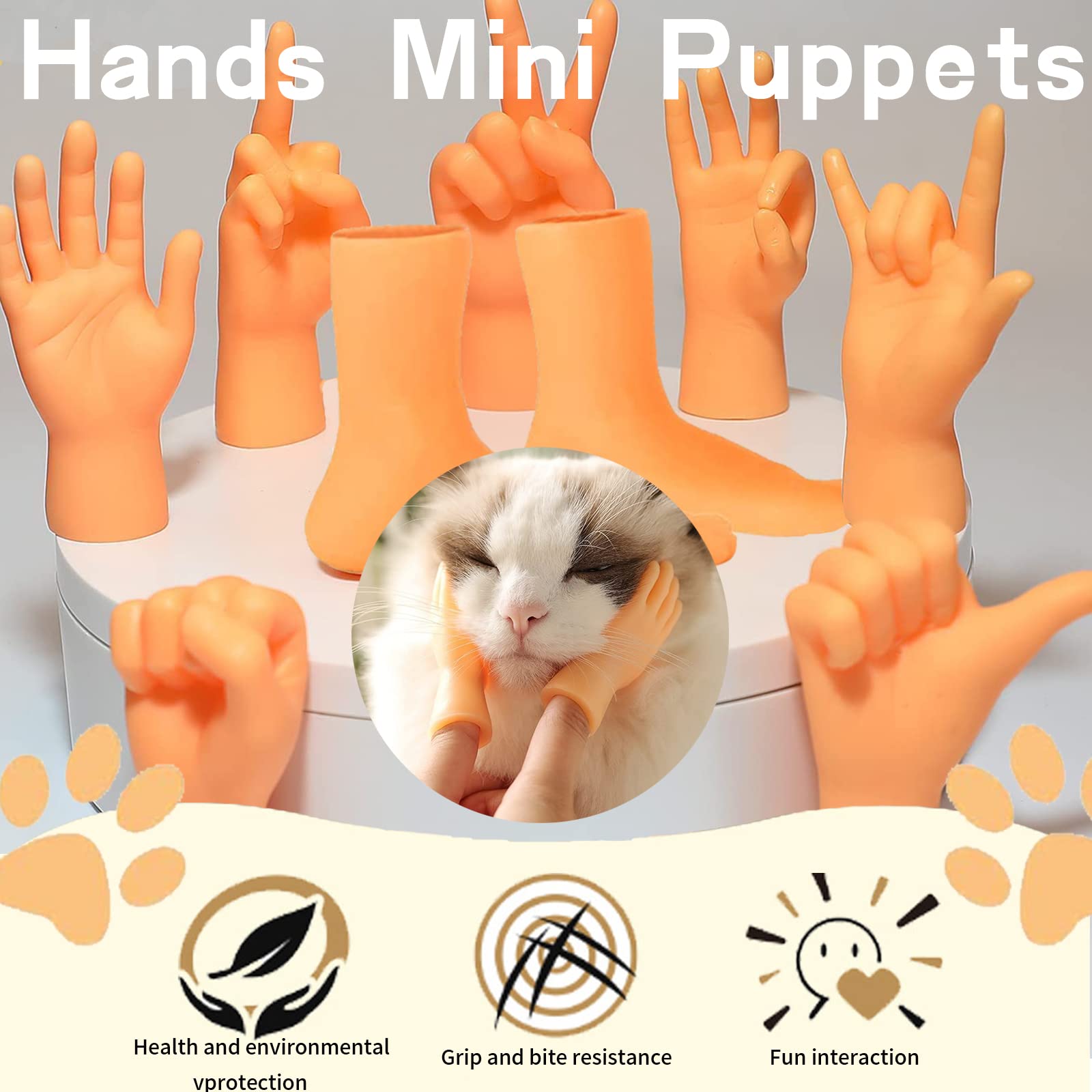 Mini Doigts D'honneur En Caoutchouc – 10 Marionnettes Rigolotes Pour Animaux, Fêtes Et Réseaux Sociaux