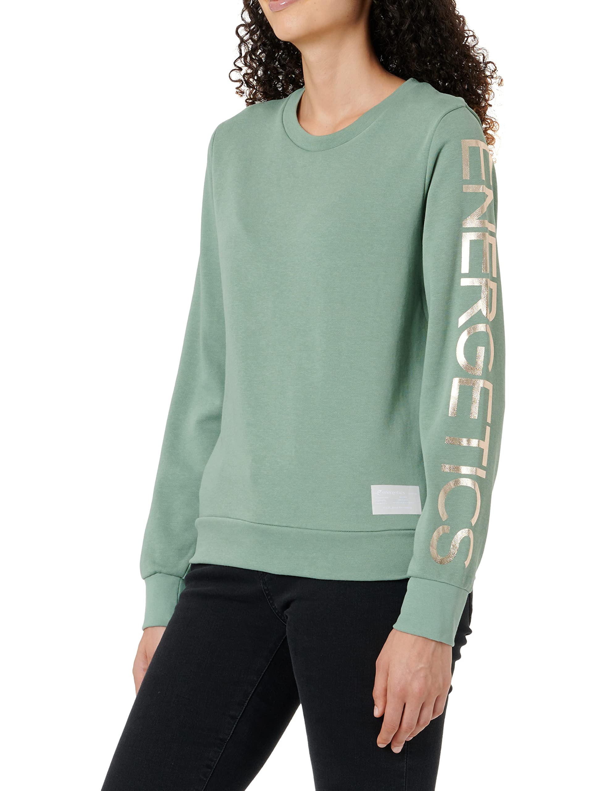ENERGETICS Amalou 2 Hooded sweat Green Smoke 38
