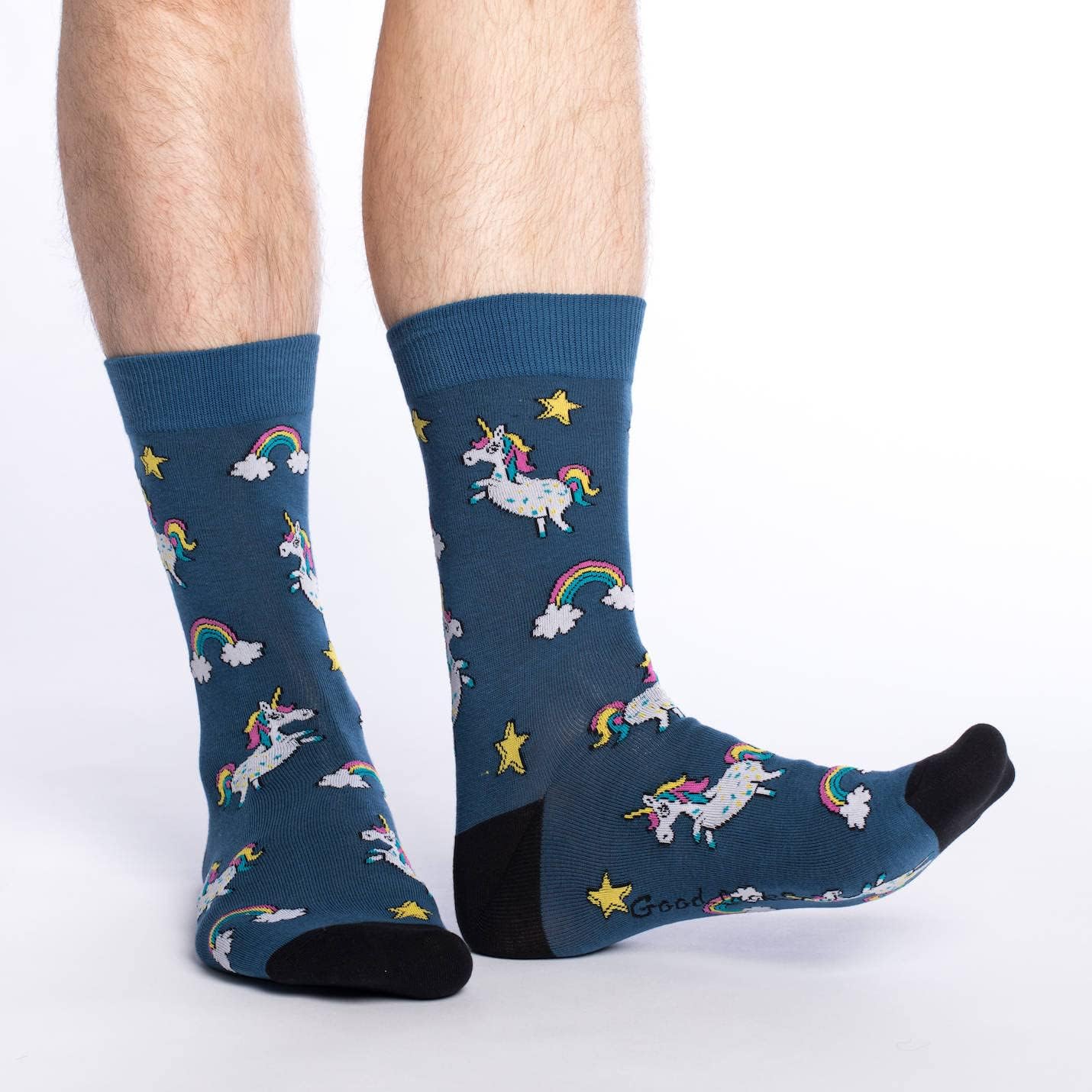 Good Luck Sock Men's Unicorn Socks, Adult, Shoe Size 7-12 - Image 2