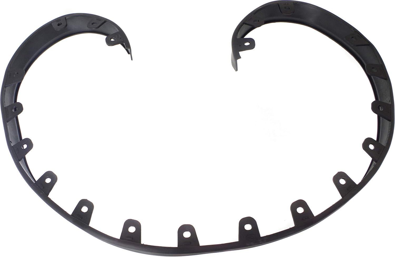 Compatible with 08-15 CTS Front Bumper Lower Valance Air Deflector Apron Garnish Panel Textured Black