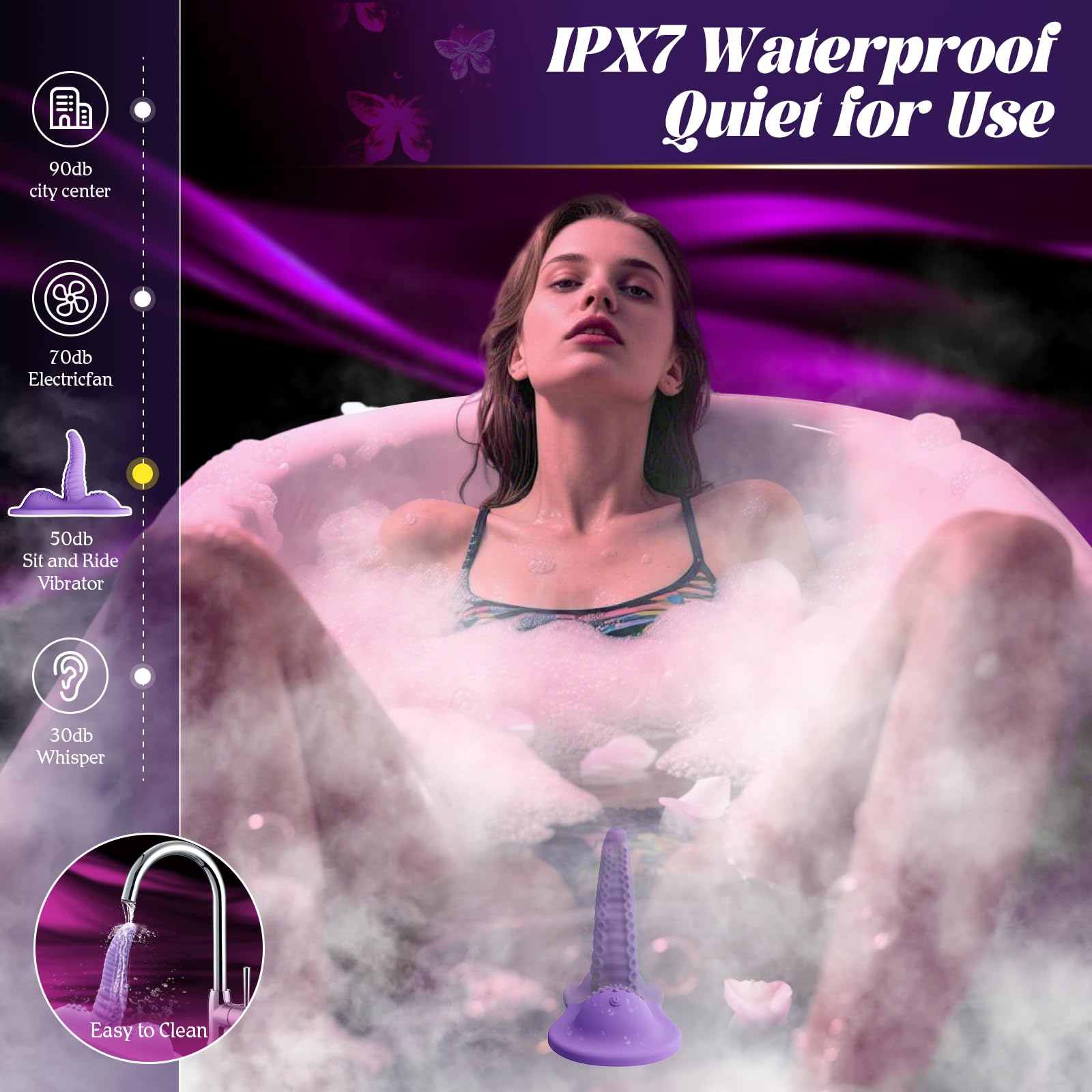 Vibrator 6.5" Insertable Monster Dildos Women Sex Toys - 10 Swing & Vibration Modes Adult Toys Sex Chair Sex Machine for Triple Stimulation, RAGINARD Remote Ride G Clit Anal Vibrators Big Thick Dildo