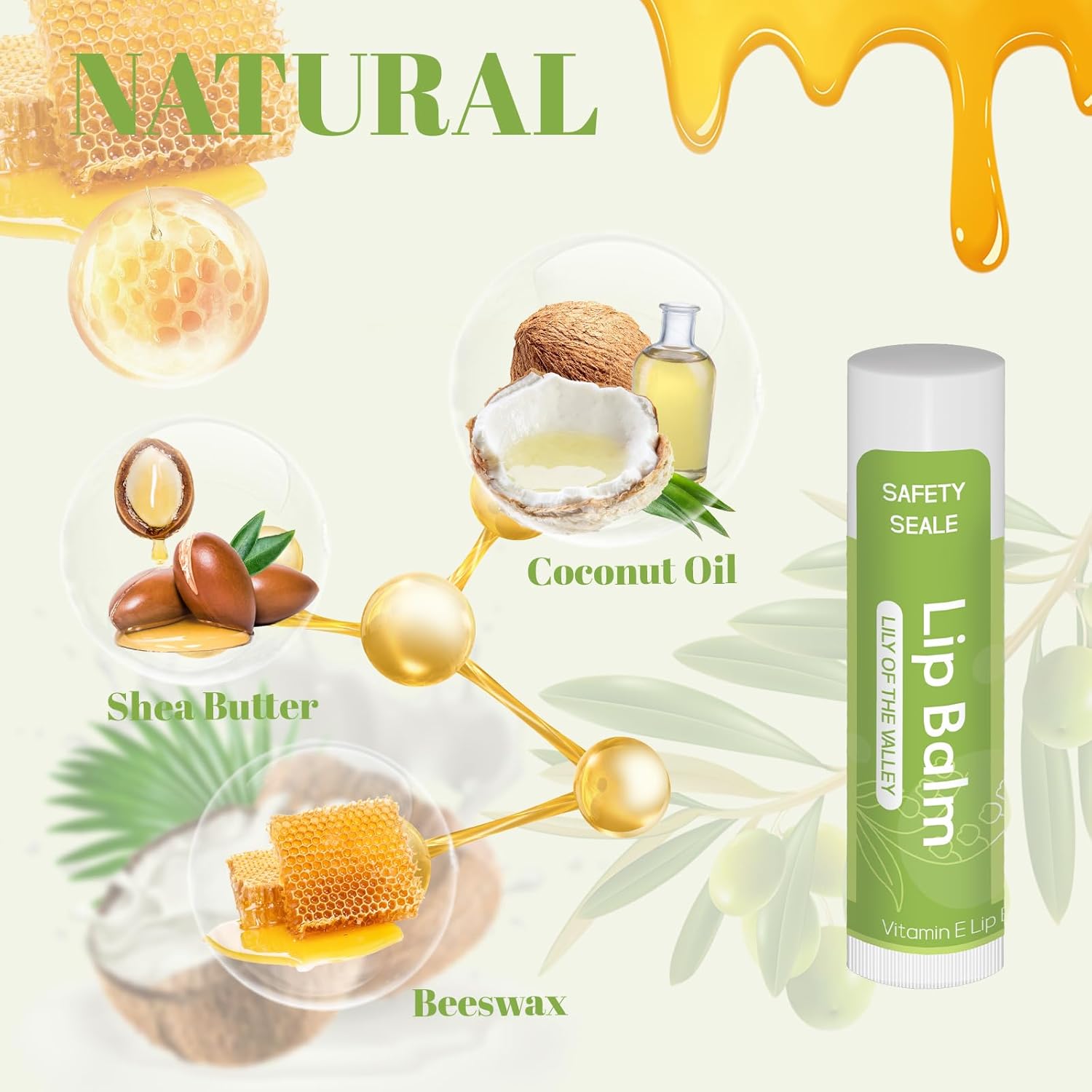 Yopela 84 Pack Natural Lip Balm Bulk with Vitamin E and Coconut Oil - Moisturizing, Soothing, and Repairing Dry and Chapped Lips - 14 Flavors - Non-GMO