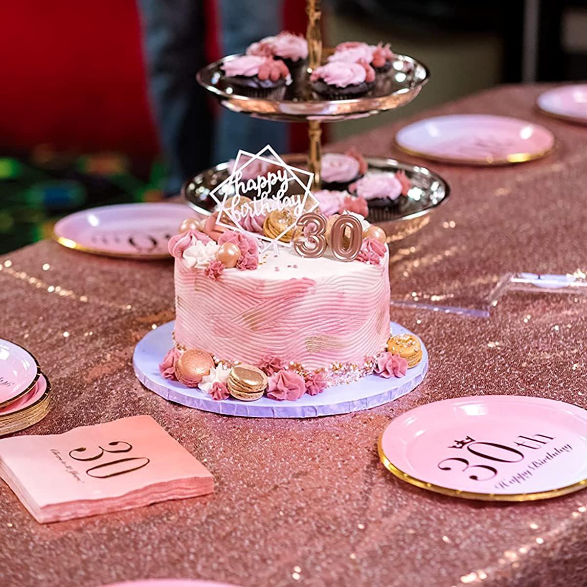 70x48 inch Rectangular Glitter Sequin Tablecloth, Bling Table Cover Sparkly Table Cloth Cake Table Cover for Wedding Birthday Party Banquet,Gold