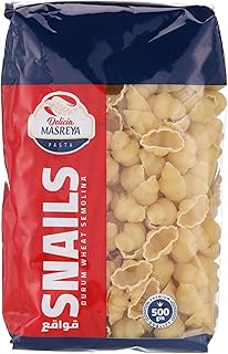مكرونة قواقع المصرية من ديليسيا - 500 جرام ، أصفر
