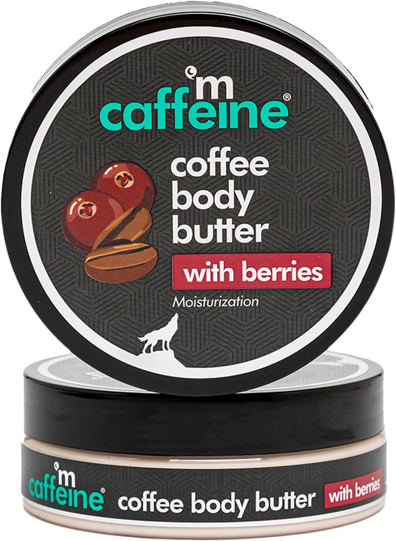 Coffee and Berries Body Butter - Body Lotion for Women - Hydrates, Soothes, and Softens Dry Skin - Improves Skin Moisture Barrier - 100 g
