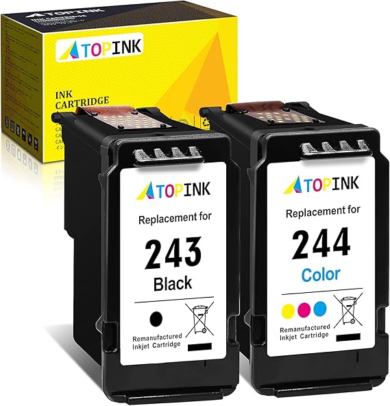 Cartouche D'encre Canon PG-243 + CL-244 Combo NEUVE - Pour Imprimantes MG4522, MG2920, MG4520