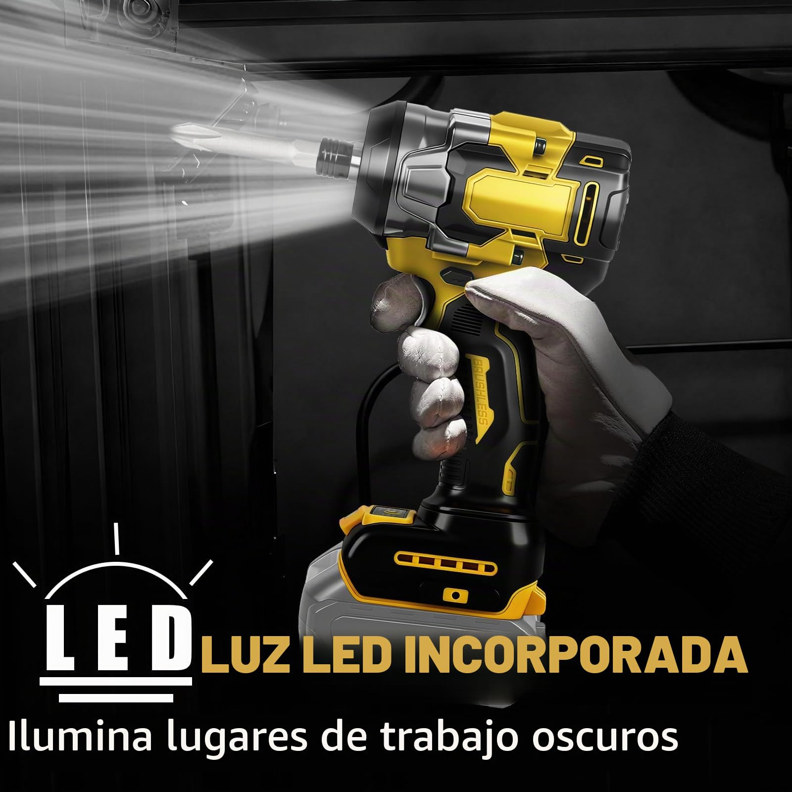 450N Taladro atornillador de percusión inalámbrico de 1/4" para DeWalt 20V