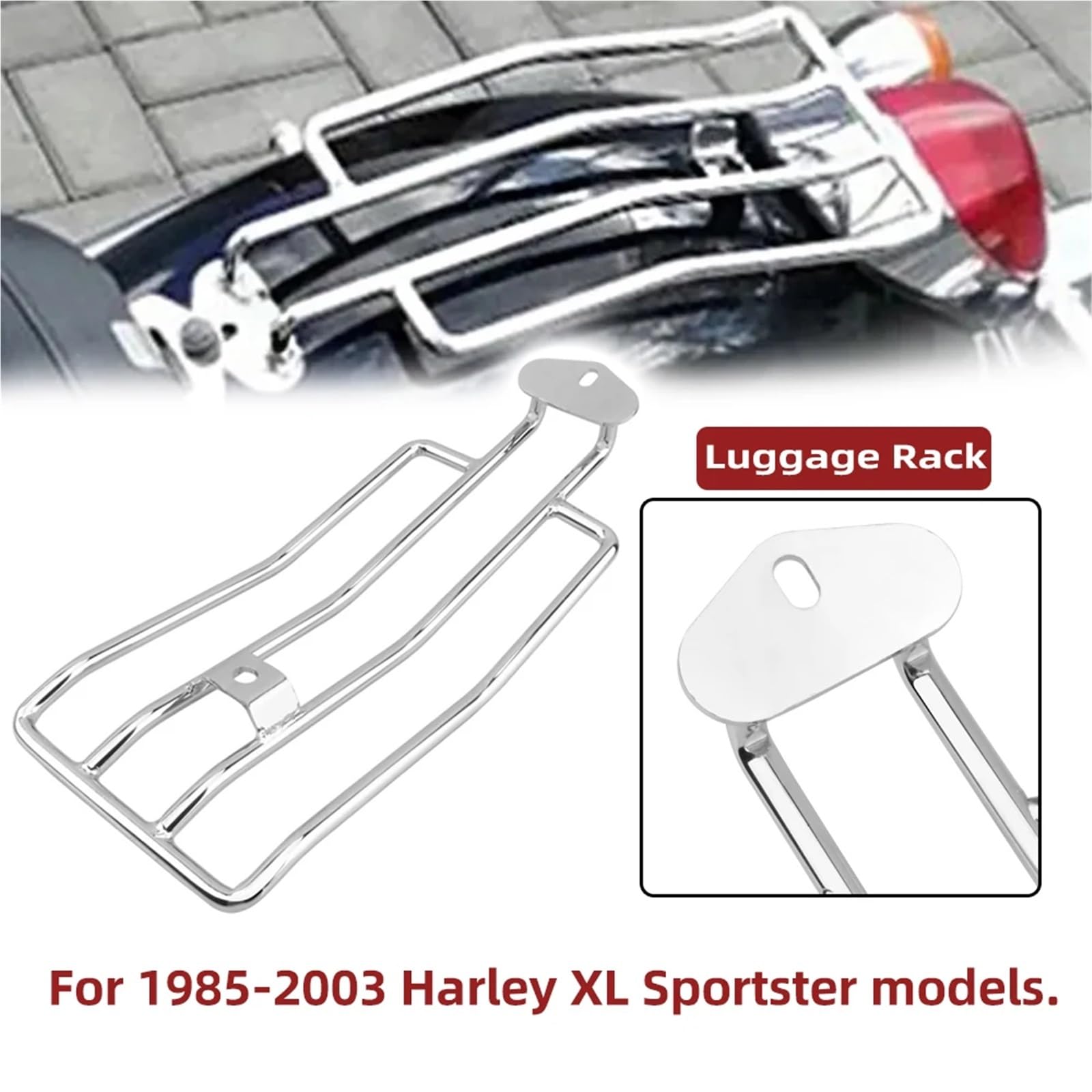 Uchwyt Topcase Do Harley Sportster Iron XL883 XL1200 Tylny bagażnik