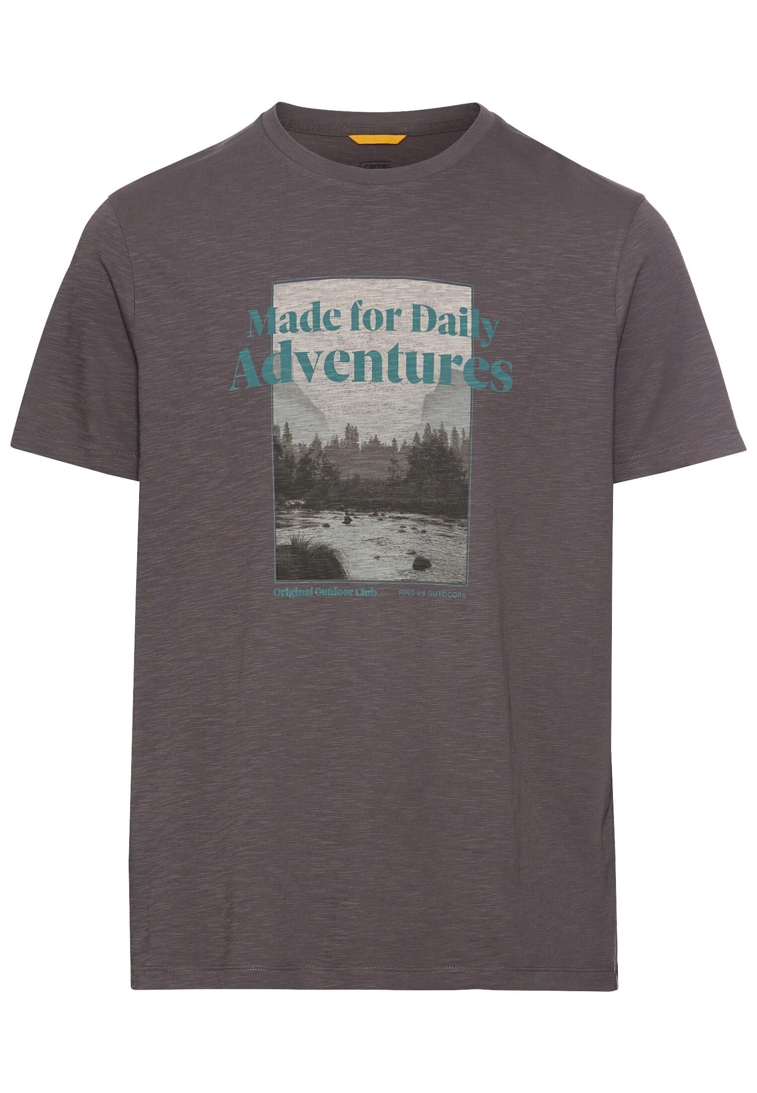 camel active Men's Organic Cotton T-Shirt with Print