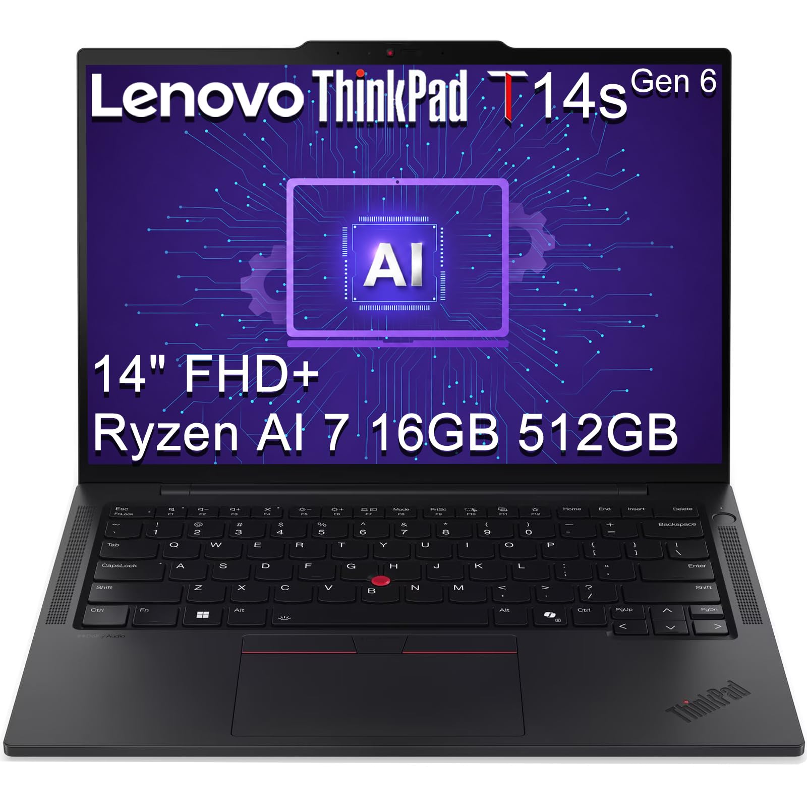 Amazon.com: Lenovo ThinkPad T14s Gen 6 Business AI Laptop (14