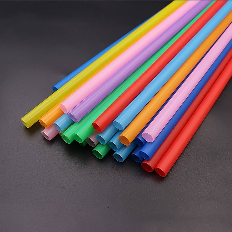 Amazon | WHATON 100/500/1000pcs プラスチック ストロー