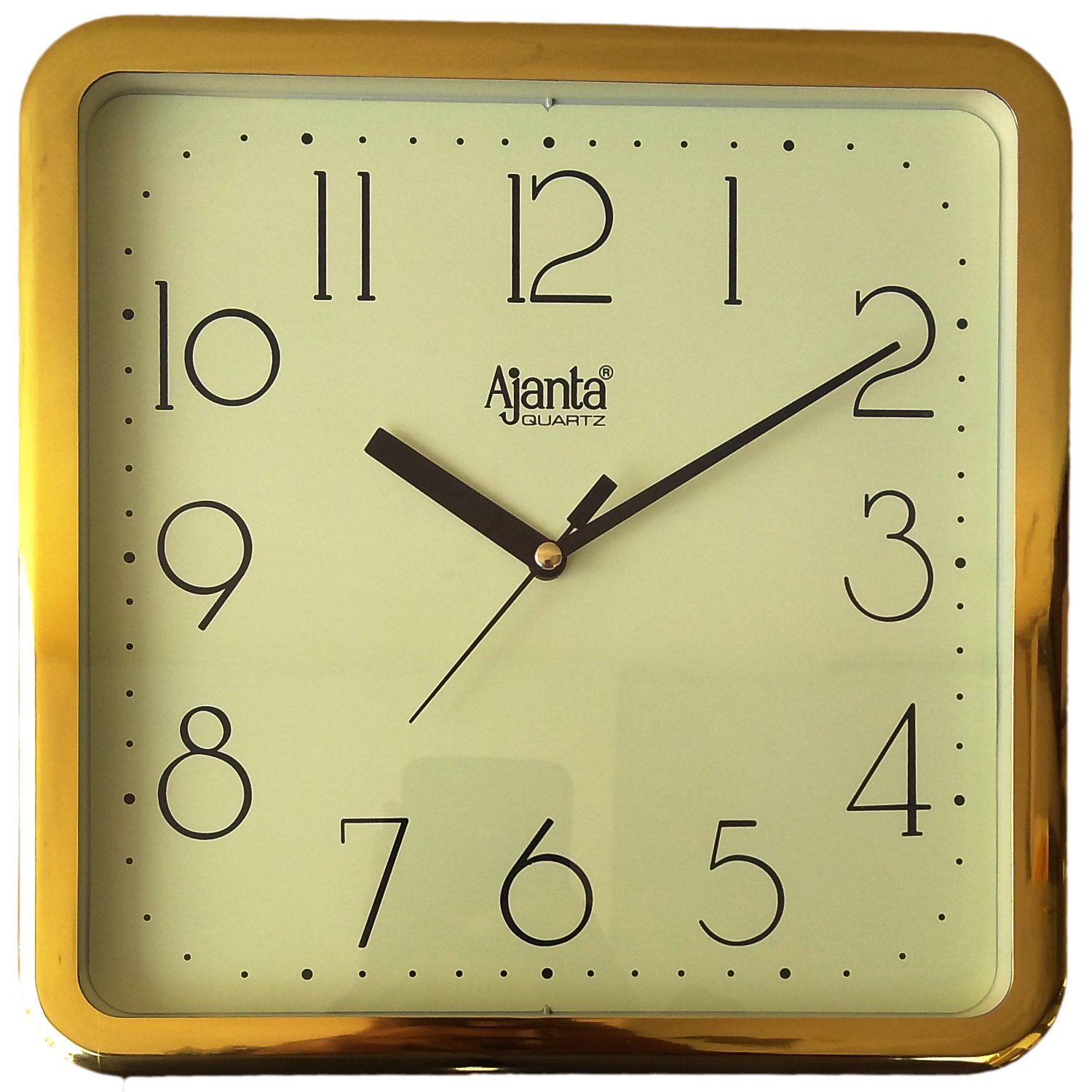 Ajanta Plastic Wall Clock for Home and Offices (25 Cm X 25 Cm, Step Movement, Ivory), Analog (B01LVYQ9YK) Amazon Price History, Amazon Price Tracker