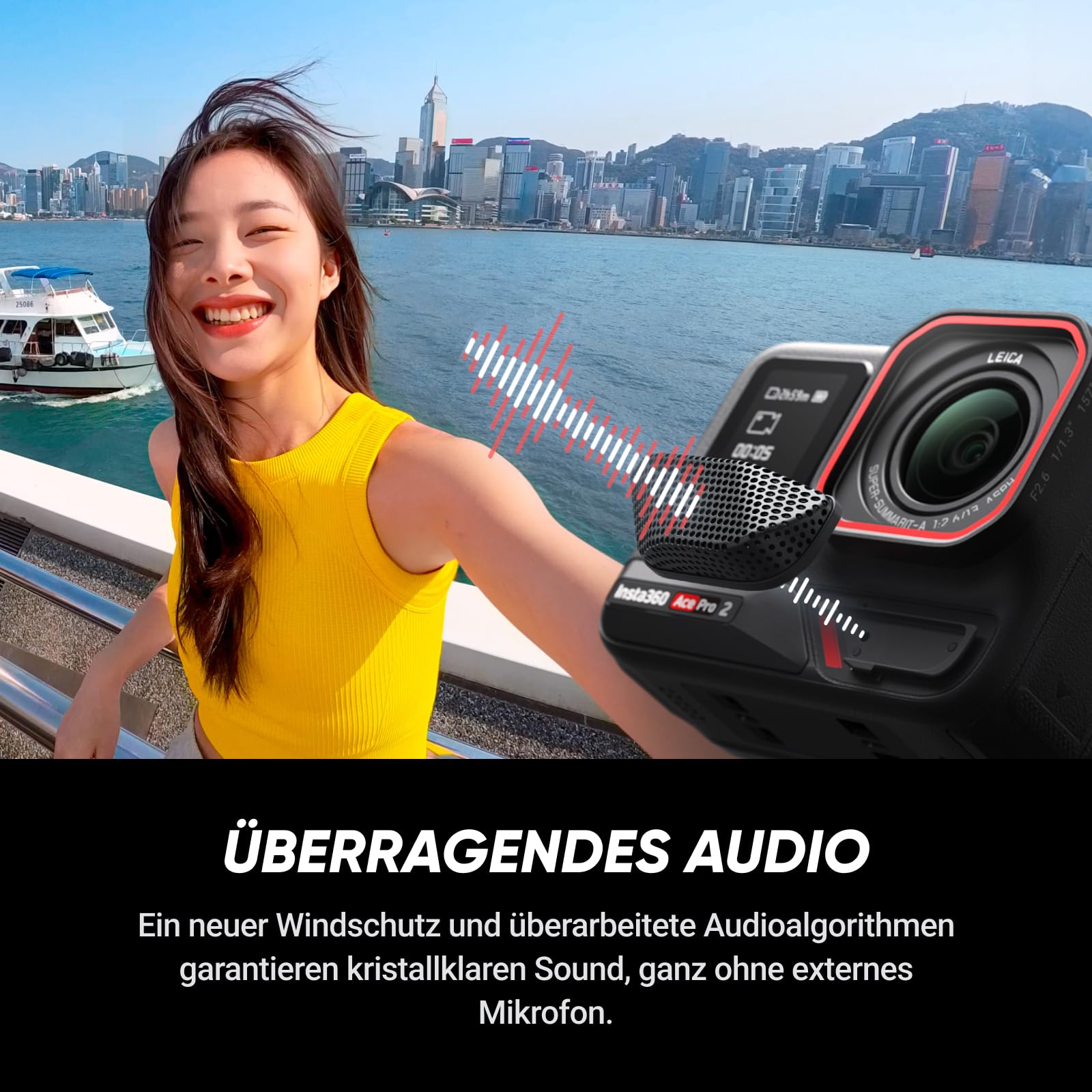 Insta360 Ace Pro 2 Xplorer Bundle Schiefergrau – 8K Action-Kamera mit Leica, 1/1,3"-Sensor, Dual-KI-Chip, wasserdicht