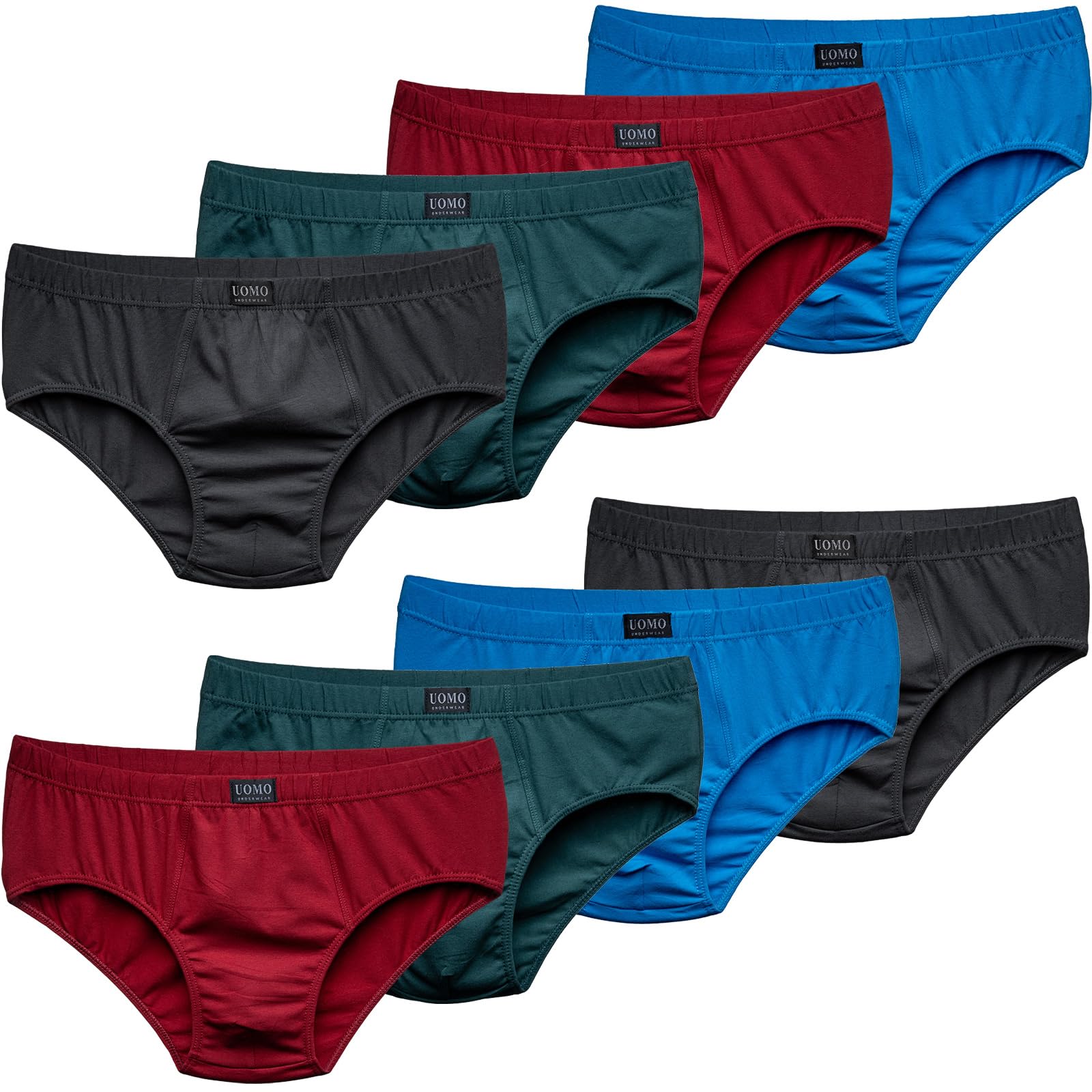 Calzoncillos para hombre, paquete de 10 unidades, de algodón, M-10XL, ropa interior cómoda, sin notas que rayan
