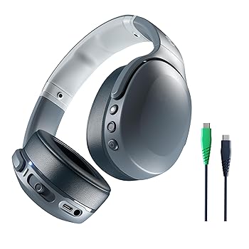 Skullcandy Crusher Evo Over-Ear Wireless Headphones with Sensory Bass Chilly Grey