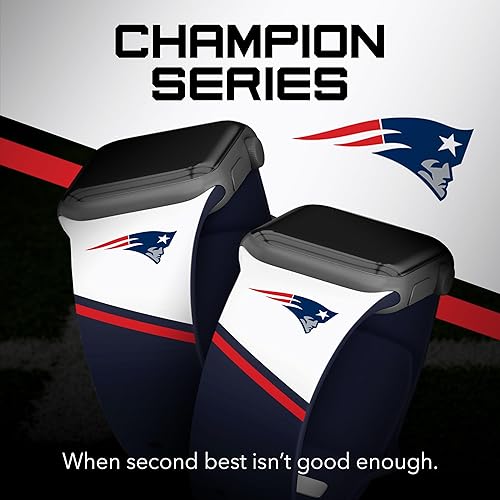 Miniatura 2 de Game Time New England Patriots HD Champion Series - Correa de reloj compatible con Apple Watch