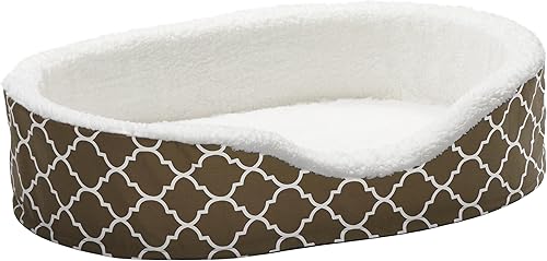 Miniatura 17 de MidWest Homes for Pets Orthoperdic - Cama para mascotas con protector de tela de teflón, tamaño pequeño, color gris