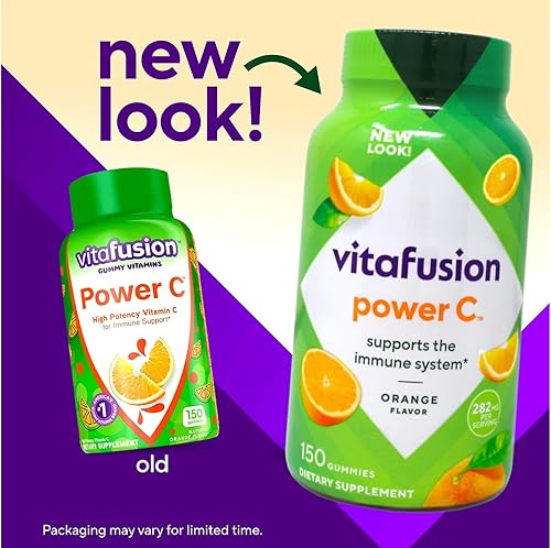 Miniatura 9 de VitaFusion Power C Gummy Vitamins for Adults Absolutely Orange - 150 ct, Pack of 3
