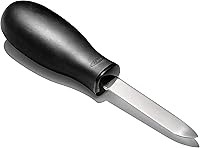 OXO Good Grips Oyster Knife: Stainless Steel Non-Slip Handle, Bent Tip for Easy Shell Opening