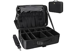 Relavel Makeup Case Large - Professional Makeup Organizer for Travel and Storage