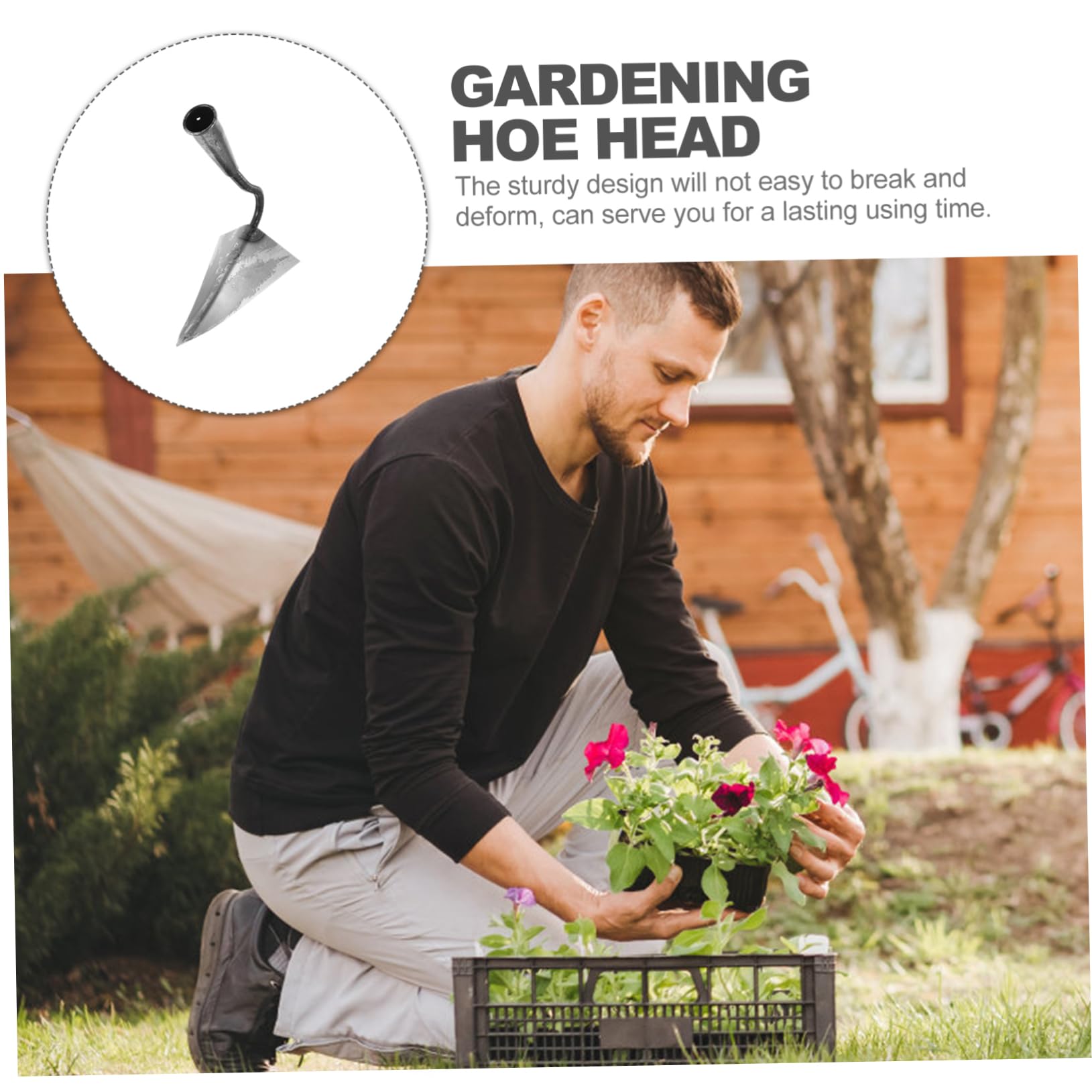 Attrezzo da Giardino Zappatrice in Acciaio Inossidabile Resistente alla Deformazione, Multi-Funzionale per Orto e Giardini, per Appassionati di Giardinaggio