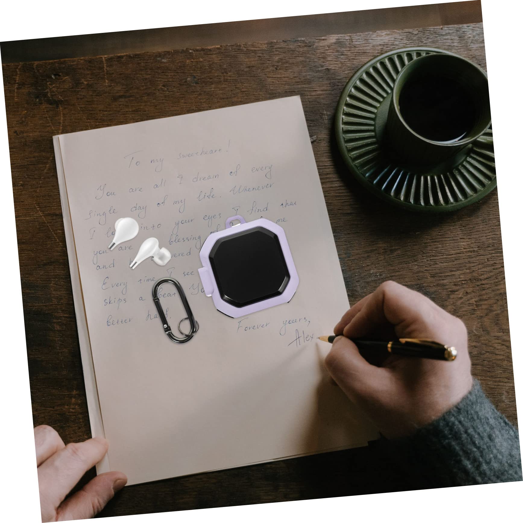 Angoily 5 Juegos Caja de Auriculares Protector Auriculares Estuche Auriculares Cubierta para Auricular Auriculares Casos Funda Protectora para Auriculares portátiles Bien TPU