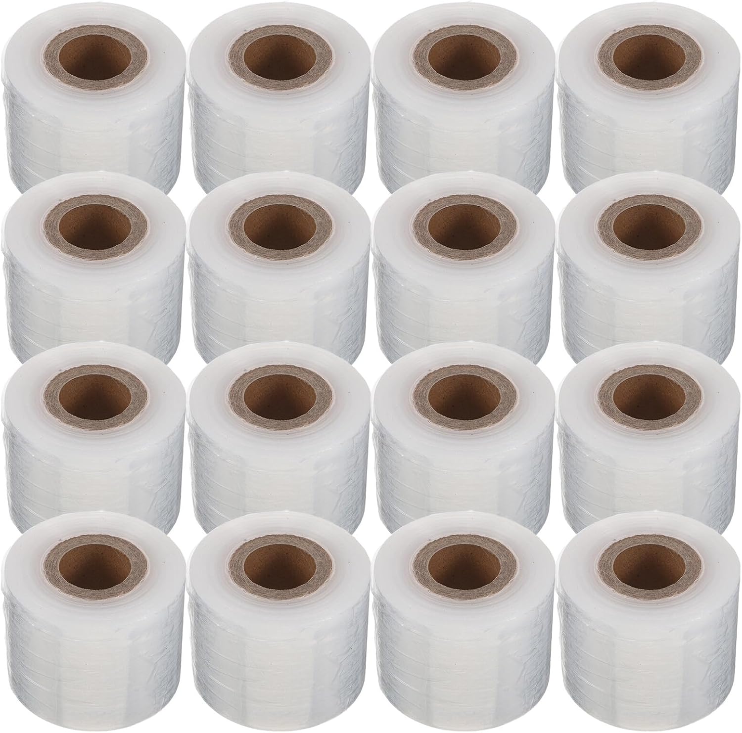 16 Rolls 5cm Wide Mini Cling Wrap Roll Food-grade Plastic Stretch Film for Takeout Packaging and Fresh-keeping in Kitchen Use