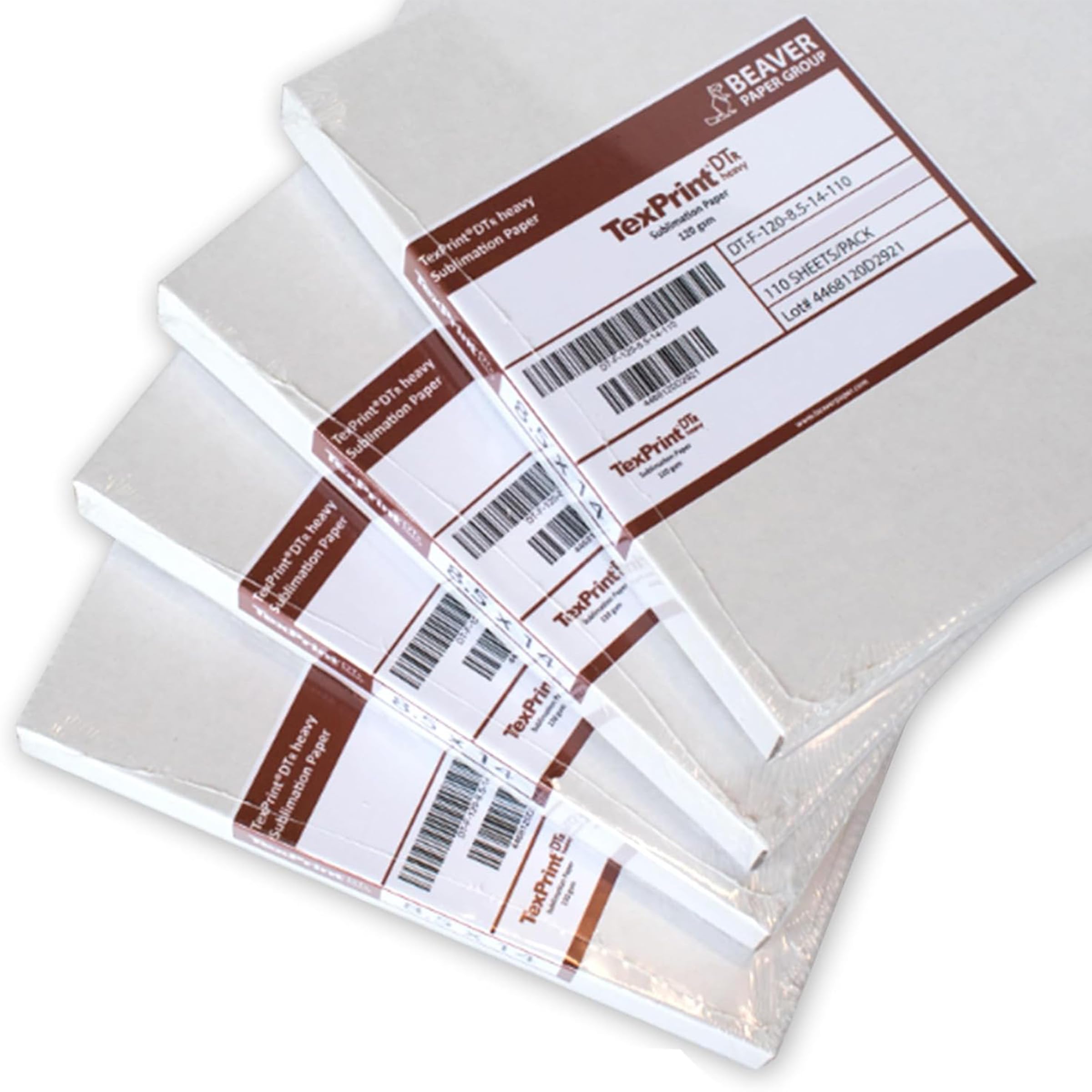 TexPrint DT Heavy for Ricoh and Virtuoso All-Purpose High Release Sublimation Transfer for Dye Sublimation, SawGrass Approved Sublimation Paper 110