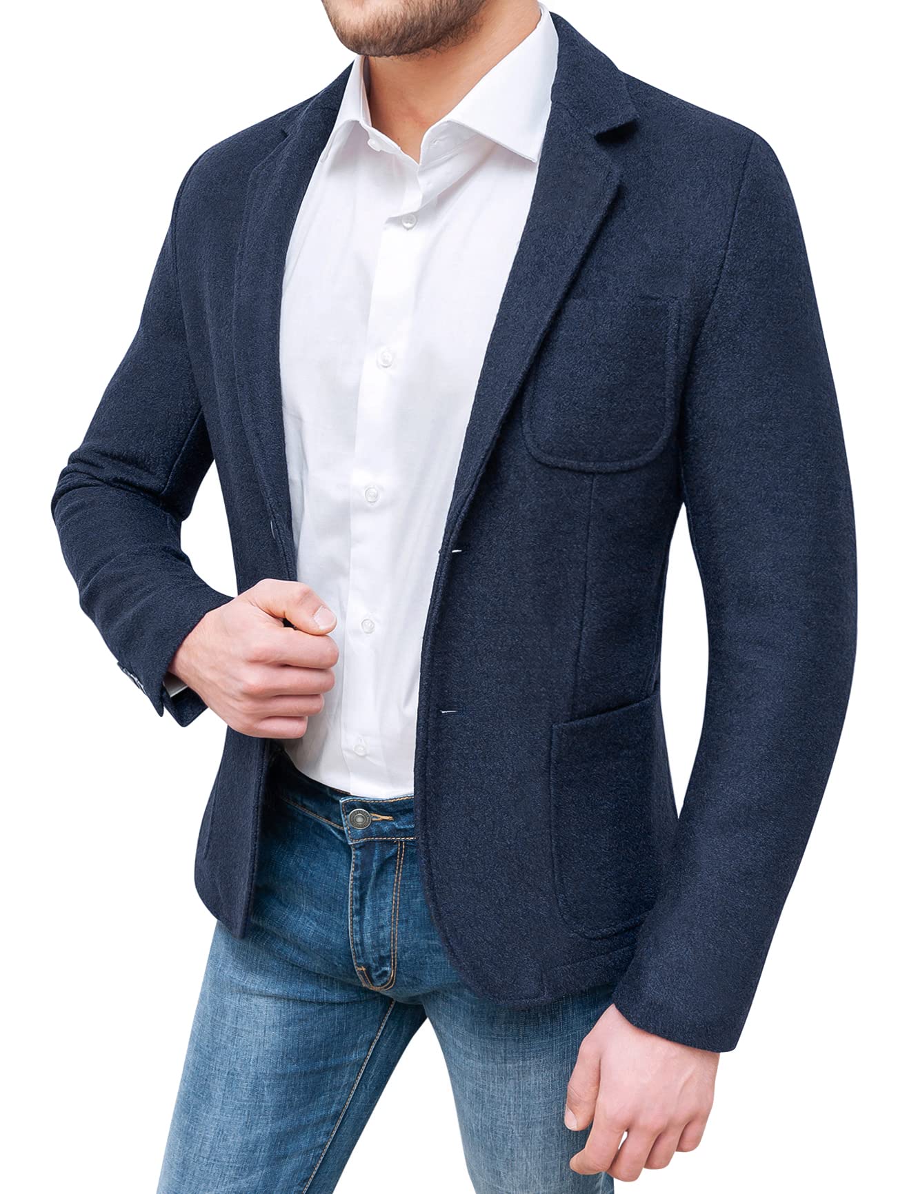 Giacca Blazer Uomo Class Invernale Slim Fit Casual Elegant