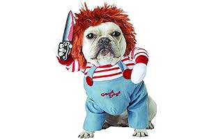 Deadly Doll Dog Costume: Spooktacular Halloween Apparel for Canine Companions