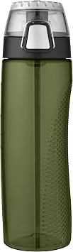 THERMOS Intak 24-Ounce Tritan Hydration Bottle, Olive Green