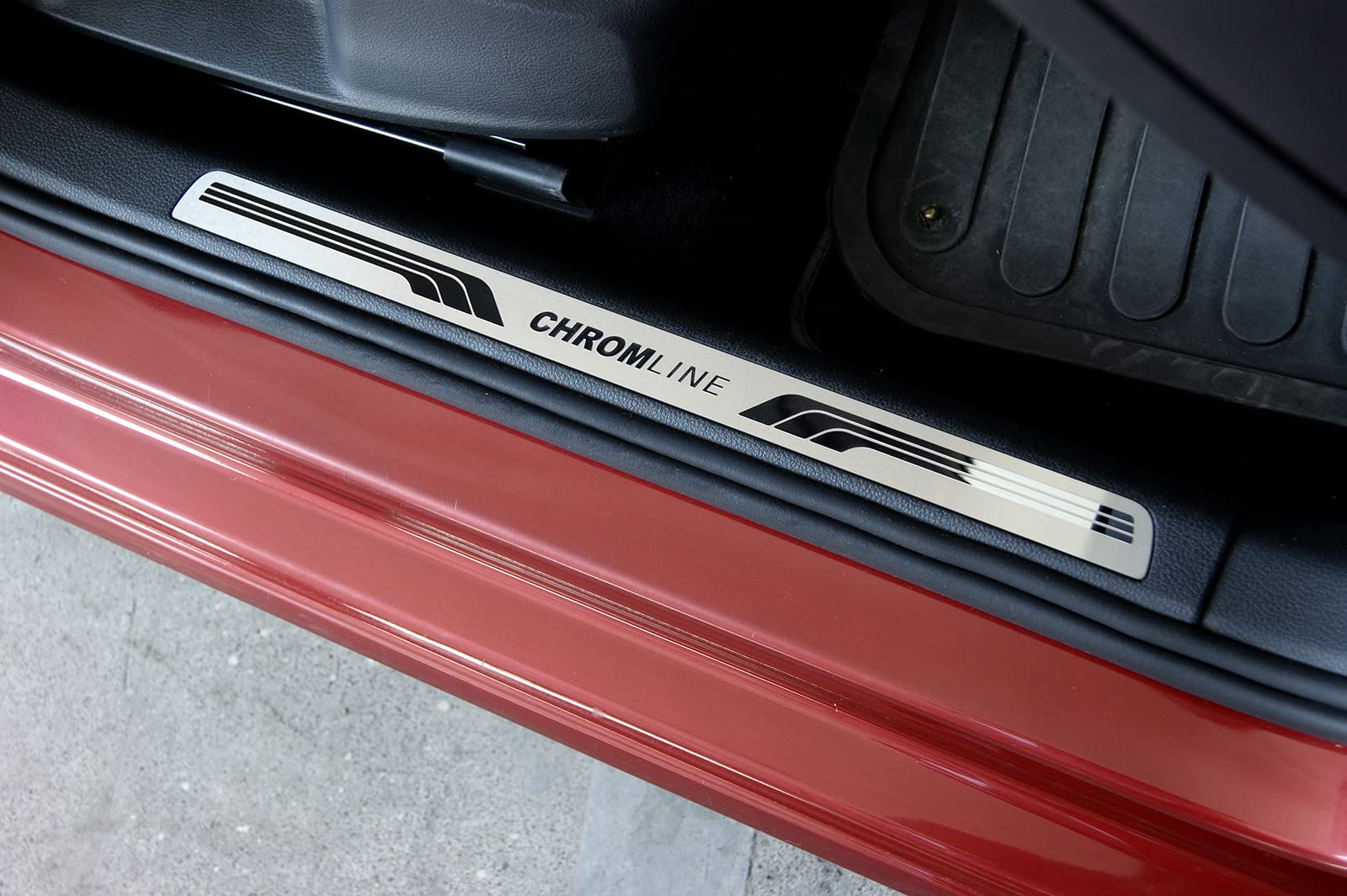 BARMECA "Compatible/Replacement for Chrome Door Sill Plates Set of 4 for Golf 7 2013-2020