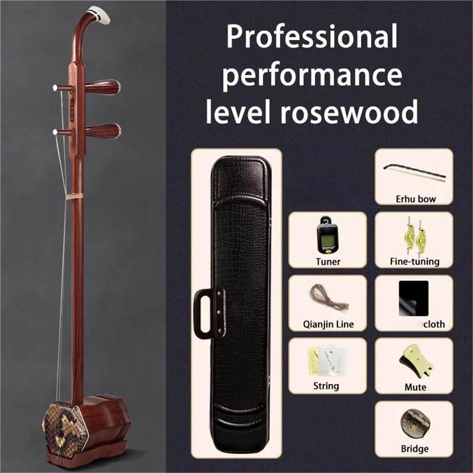 Instrumenty Muzyczne Erhu Z Tradycją Sekwoi
