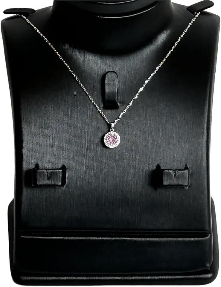 NOTCHI Zircon Stone Necklace Sterling Silver