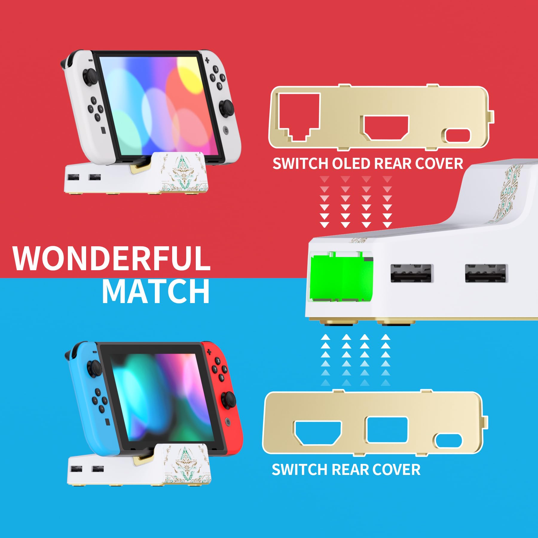 Nintendo Switch 本体、ドック、おまけ Nintendo Switch ドック（有機ELモデル付属）カバー | 任天堂