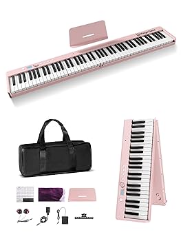 【新品】 電子ピアノ 88鍵盤 初心者 子供 大人 卓上 ポータブル ペダル付き Amazon | KIMFBAY 電子ピアノ 88鍵盤 卓上 木製 電子 ピアノ 88