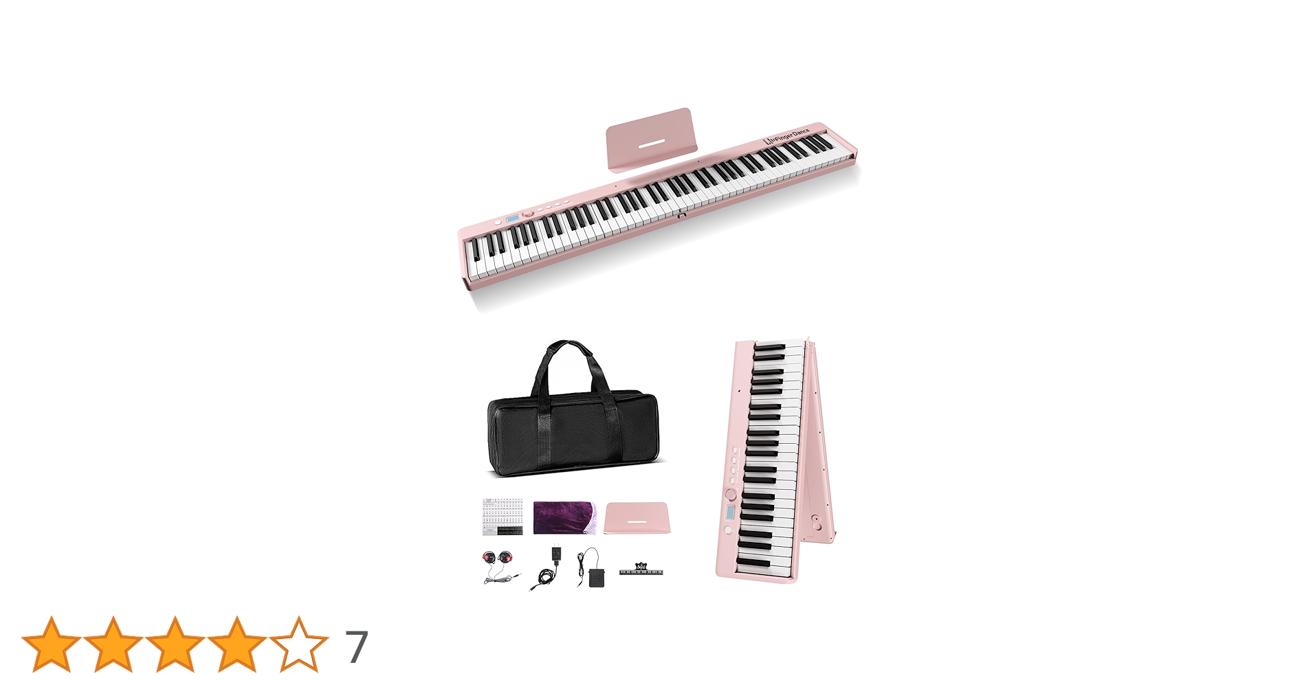 Amazon | 電子ピアノ 折り畳み式 88鍵盤 初心者向け 大人 セミウェイ