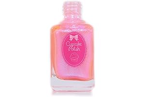 Hamilton - Coral Peach Pink Shimmer Nail Polish by Cupcake Polish