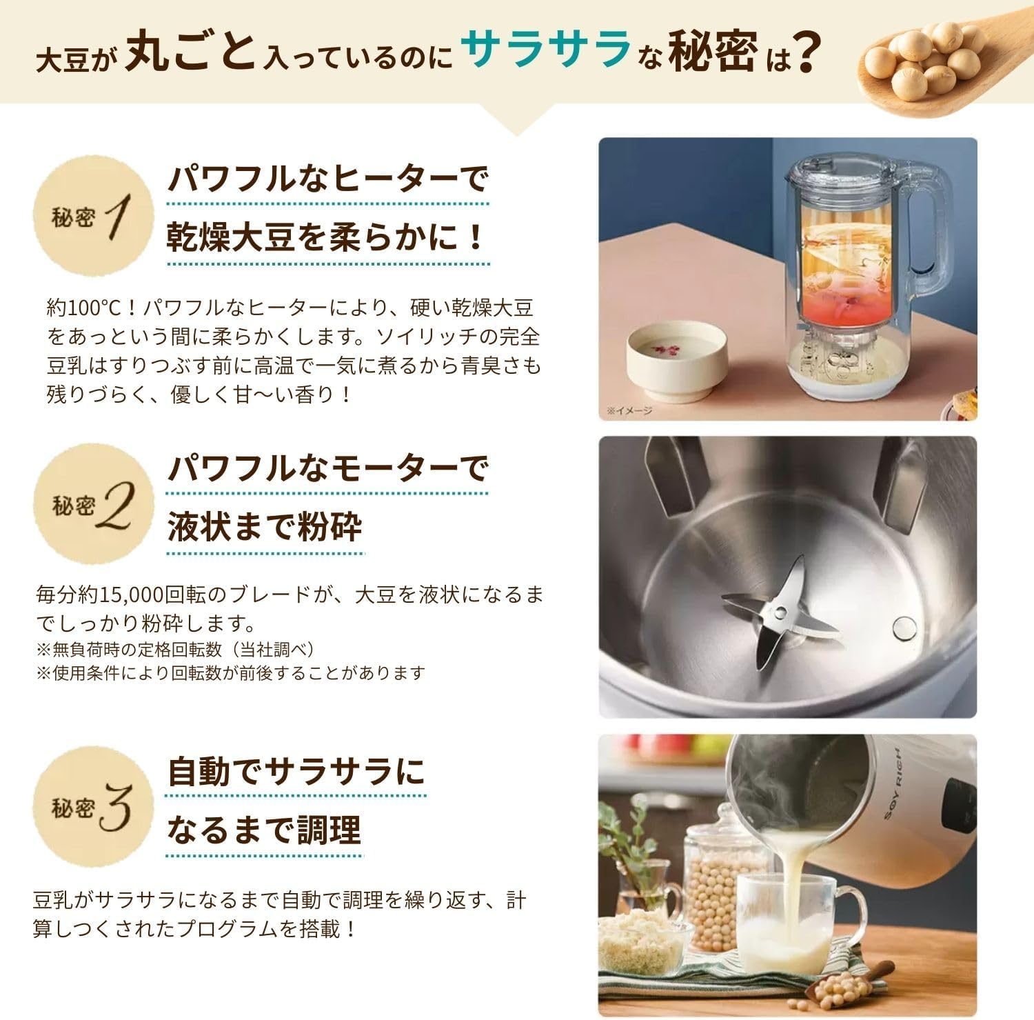 Amazon.co.jp: 【公式】ソイリッチ 【吸水クロスセット】大豆まるごと