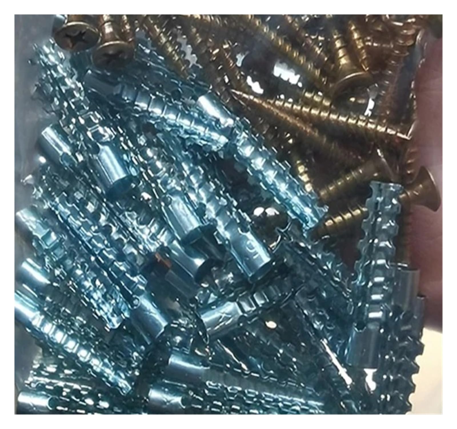 Kit Mit Selbstschneidenden Wandankern Aus Gezahntem Metall-Expansionsrohr(100 Sets)