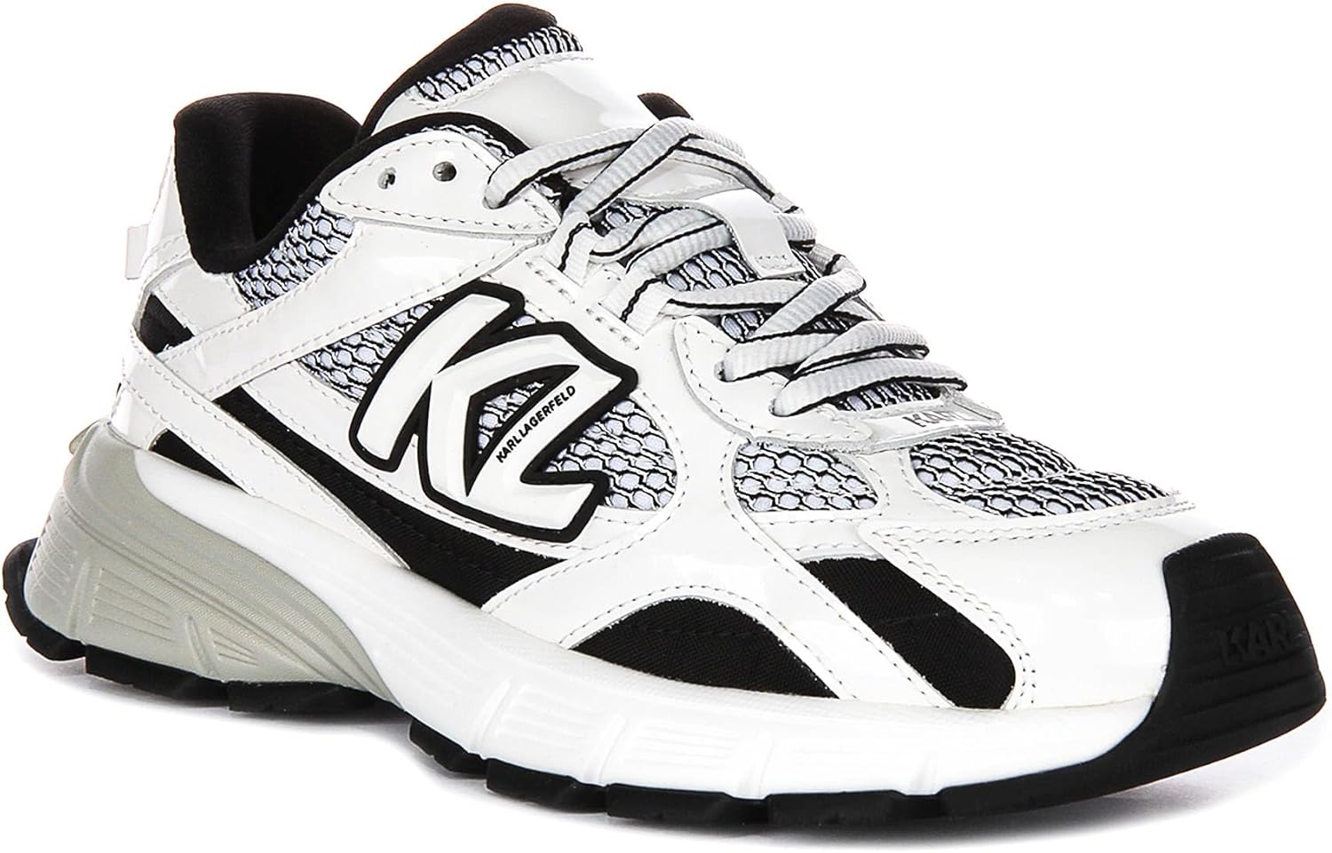 Karl Lagerfeld Orion Sidetrim Women's Mix Lo Logo Shiny Sneakers Trainers