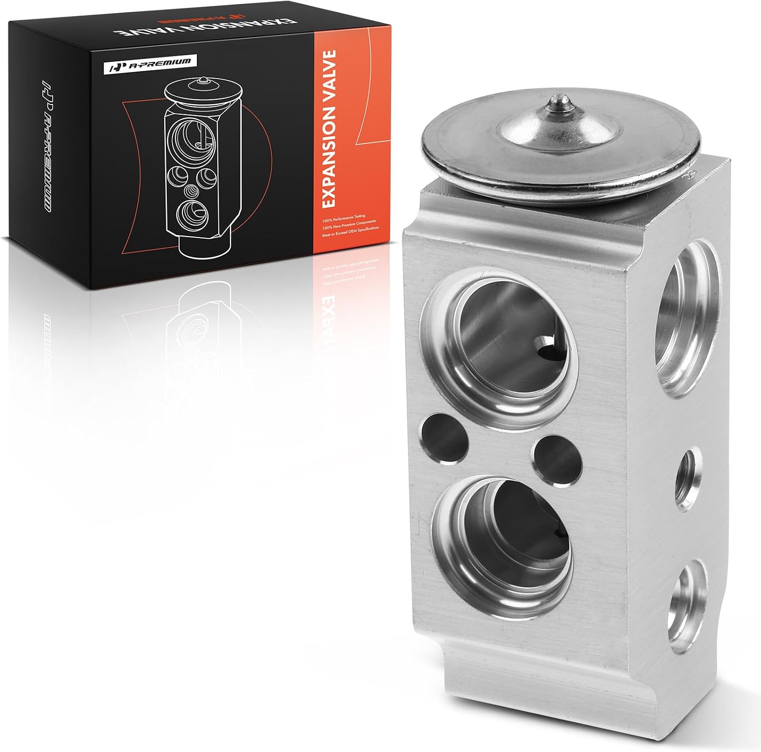 A-Premium AC Expansion Valve Compatible with Hyundai Tucson 2006-2009 2.0L/2.7L, Tiburon 2006-2008 2.0L/2.7L