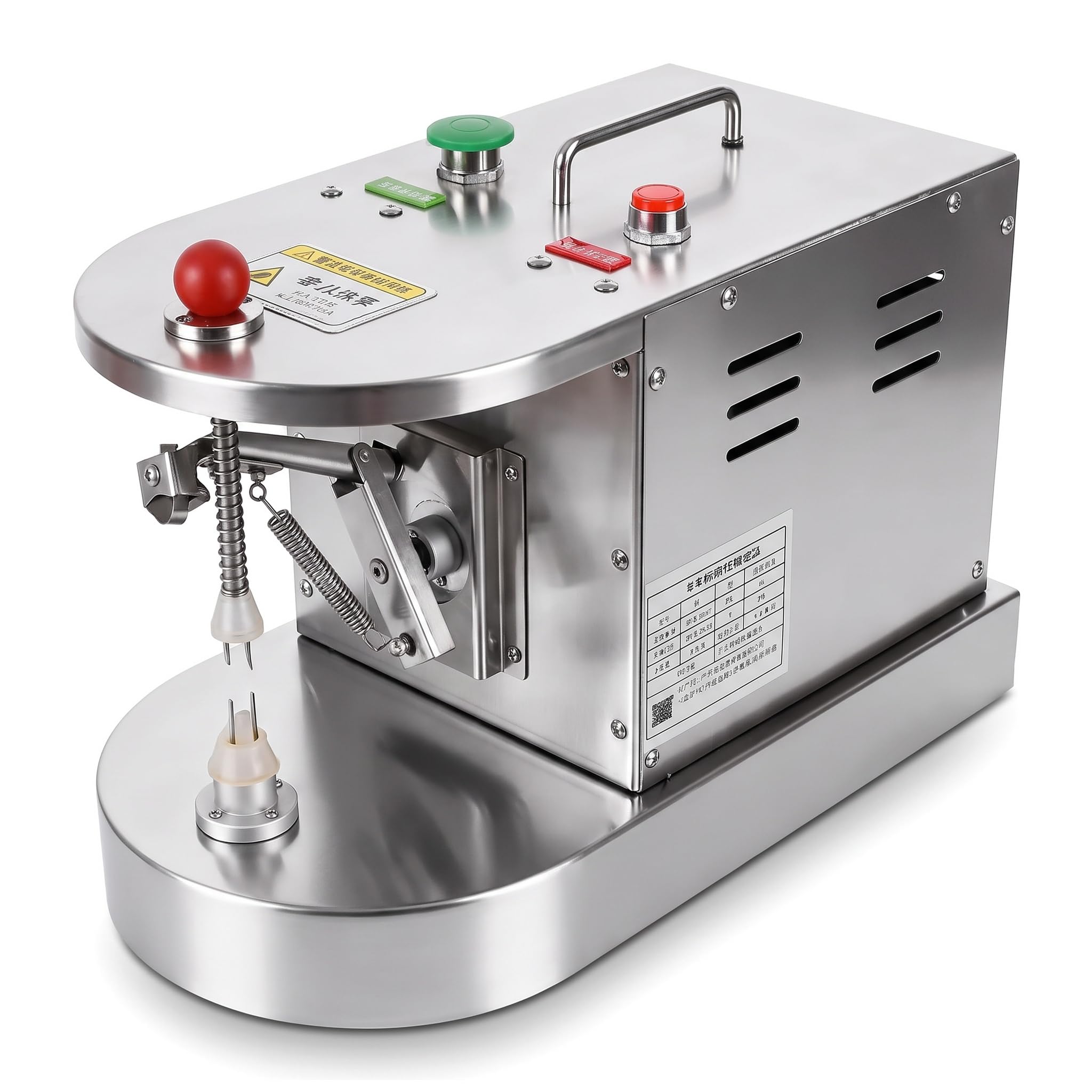 Pelapatate Elettrico per Agrumi in Acciaio Inox - Pelapatate Automatico Multifunzionale per Limoni, Arance E Mele - 100w, 300-500 Pezzi/h, Efficienza da Tavolo